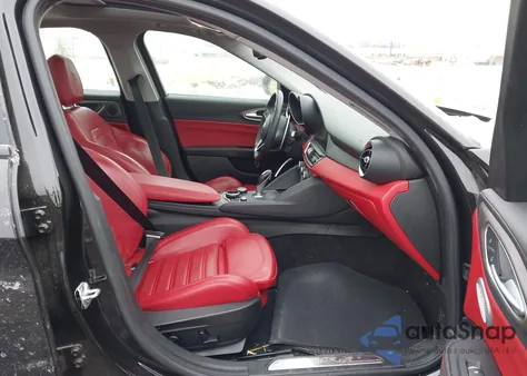 2017 Alfa Romeo Giulia Ti Awd from USA, damaged, VIN ZARFAEEN6H7544472